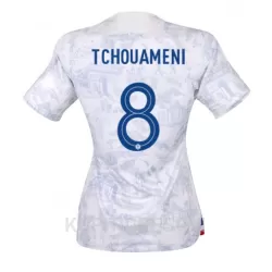 Ženski Dresovi Francuska Aurelien Tchouaméni 8 Gostujući SP 2022 Ženski Dresovi Francuska Aurelien Tchouaméni 8 Gostujući SP 2022