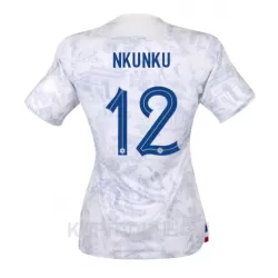 Ženski Dresovi Francuska Christopher Nkunku 12 Gostujući SP 2022 Ženski Dresovi Francuska Christopher Nkunku 12 Gostujući SP 2022