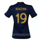 Ženski Dresovi Francuska Karim Benzema 19 Domaći SP 2022