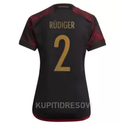 Ženski Dresovi Njemačka Antonio Rudiger 2 Gostujući SP 2022 Ženski Dresovi Njemačka Antonio Rudiger 2 Gostujući SP 2022
