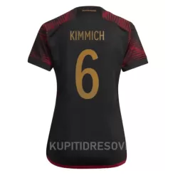 Ženski Dresovi Njemačka Joshua Kimmich 6 Gostujući SP 2022 Ženski Dresovi Njemačka Joshua Kimmich 6 Gostujući SP 2022