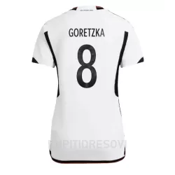 Ženski Dresovi Njemačka Leon Goretzka 8 Domaći SP 2022 Ženski Dresovi Njemačka Leon Goretzka 8 Domaći SP 2022