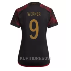 Ženski Dresovi Njemačka Timo Werner 9 Gostujući SP 2022 Ženski Dresovi Njemačka Timo Werner 9 Gostujući SP 2022