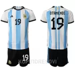 Dječji Dresovi Argentina Nicolas Otamendi 19 Domaći SP 2022