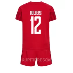 Dječji Dresovi Danska Kasper Dolberg 12 Domaći SP 2022 Dječji Dresovi Danska Kasper Dolberg 12 Domaći SP 2022