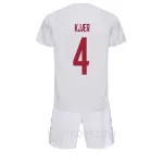 Dječji Dresovi Danska Simon Kjaer 4 Gostujući SP 2022