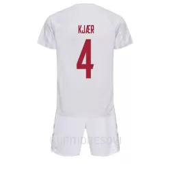 Dječji Dresovi Danska Simon Kjaer 4 Gostujući SP 2022 Dječji Dresovi Danska Simon Kjaer 4 Gostujući SP 2022