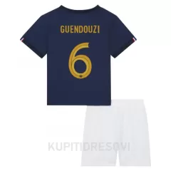 Dječji Dresovi Francuska Matteo Guendouzi 6 Domaći SP 2022 Dječji Dresovi Francuska Matteo Guendouzi 6 Domaći SP 2022