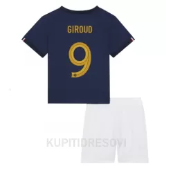 Dječji Dresovi Francuska Olivier Giroud 9 Domaći SP 2022 Dječji Dresovi Francuska Olivier Giroud 9 Domaći SP 2022
