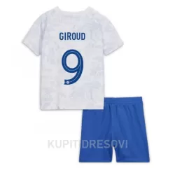 Dječji Dresovi Francuska Olivier Giroud 9 Gostujući SP 2022 Dječji Dresovi Francuska Olivier Giroud 9 Gostujući SP 2022