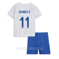 Dječji Dresovi Francuska Ousmane Dembele 11 Gostujući SP 2022 Dječji Dresovi Francuska Ousmane Dembele 11 Gostujući SP 2022