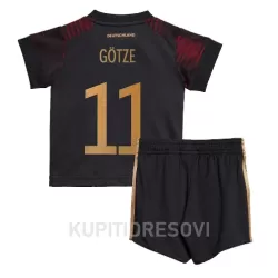 Dječji Dresovi Njemačka Mario Gotze 11 Gostujući SP 2022 Dječji Dresovi Njemačka Mario Gotze 11 Gostujući SP 2022