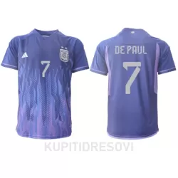 Dresovi Argentina de Paul 7 Gostujući SP 2022 Dresovi Argentina de Paul 7 Gostujući SP 2022