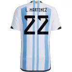 Dresovi Argentina Lautaro Martinez 22 Domaći SP 2022