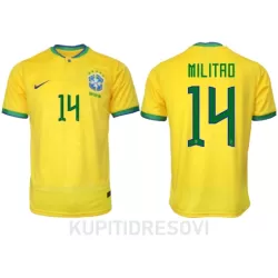 Dresovi Brazil Eder Militão 14 Domaći SP 2022 Dresovi Brazil Eder Militão 14 Domaći SP 2022