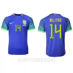Dresovi Brazil Eder Militão 14 Gostujući SP 2022 Dresovi Brazil Eder Militão 14 Gostujući SP 2022