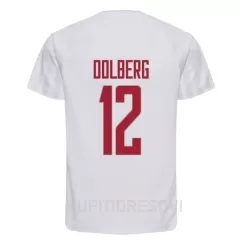 Dresovi Danska Kasper Dolberg 12 Gostujući SP 2022 Dresovi Danska Kasper Dolberg 12 Gostujući SP 2022