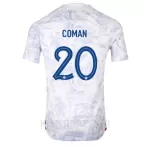 Dresovi Francuska Kingsley Coman 20 Gostujući SP 2022