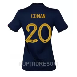 Ženski Dresovi Francuska Kingsley Coman 20 Domaći SP 2022 Ženski Dresovi Francuska Kingsley Coman 20 Domaći SP 2022