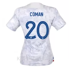 Ženski Dresovi Francuska Kingsley Coman 20 Gostujući SP 2022 Ženski Dresovi Francuska Kingsley Coman 20 Gostujući SP 2022