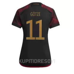 Ženski Dresovi Njemačka Mario Gotze 11 Gostujući SP 2022 Ženski Dresovi Njemačka Mario Gotze 11 Gostujući SP 2022