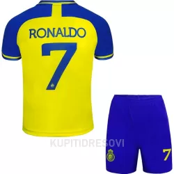 Dječji Dresovi Al Nassr Ronaldo 7 Domaći 2022/23 Dječji Dresovi Al Nassr Ronaldo 7 Domaći 2022/23