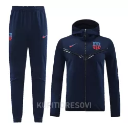 Barcelona Komplet Jakne za Trening s Kapuljačom 2022/23 Navy Barcelona Komplet Jakne za Trening s Kapuljačom 2022/23 Navy