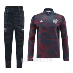 Bayern München Sweatshirt za Trening Četvrt-Zip 2022/23 Sivo Bayern München Sweatshirt za Trening Četvrt-Zip 2022/23 Sivo