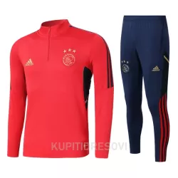 Dječji Ajax Sweatshirt za Trening Četvrt-Zip 2022/23 Crvena Dječji Ajax Sweatshirt za Trening Četvrt-Zip 2022/23 Crvena