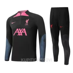 Dječji Liverpool Sweatshirt za Trening Četvrt-Zip 2022/23 Crna Dječji Liverpool Sweatshirt za Trening Četvrt-Zip 2022/23 Crna