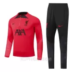 Dječji Liverpool Sweatshirt za Trening Četvrt-Zip 2022/23 Crvena