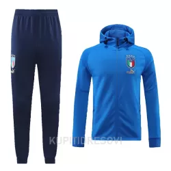 Italija Komplet Jakne za Trening s Kapuljačom 2022/23 Plava Italija Komplet Jakne za Trening s Kapuljačom 2022/23 Plava