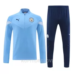 Manchester City Sweatshirt za Trening Četvrt-Zip 2022/23 Plava Manchester City Sweatshirt za Trening Četvrt-Zip 2022/23 Plava