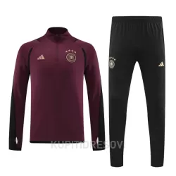 Njemačka Sweatshirt za Trening Četvrt-Zip 2022 Crvena Njemačka Sweatshirt za Trening Četvrt-Zip 2022 Crvena