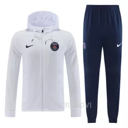 Paris Saint-Germain Komplet Jakne za Trening s Kapuljačom 2022/23 Bijela Paris Saint-Germain Komplet Jakne za Trening s Kapuljačom 2022/23 Bijela
