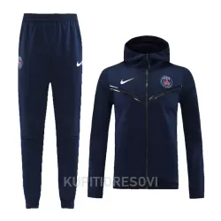 Paris Saint-Germain Komplet Jakne za Trening s Kapuljačom 2022/23 Navy Paris Saint-Germain Komplet Jakne za Trening s Kapuljačom 2022/23 Navy