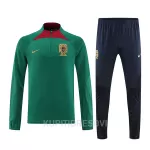 Portugal Sweatshirt za Trening Četvrt-Zip 2022 Zelena