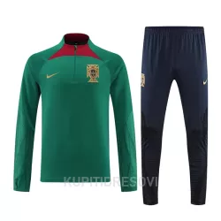 Portugal Sweatshirt za Trening Četvrt-Zip 2022 Zelena Portugal Sweatshirt za Trening Četvrt-Zip 2022 Zelena