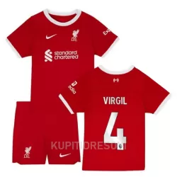 Dječji Dresovi Liverpool Virgil 4 Domaći 2023/24 Dječji Dresovi Liverpool Virgil 4 Domaći 2023/24
