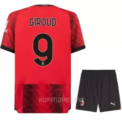Dječji Dresovi AC Milan Giroud 9 Domaći 2023/24 Dječji Dresovi AC Milan Giroud 9 Domaći 2023/24