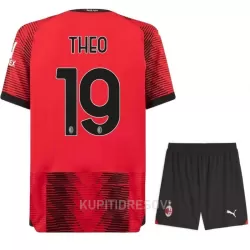 Dječji Dresovi AC Milan Theo 19 Domaći 2023/24 Dječji Dresovi AC Milan Theo 19 Domaći 2023/24