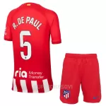 Dječji Dresovi Atlético Madrid R. De Paul 5 Domaći 2023/24
