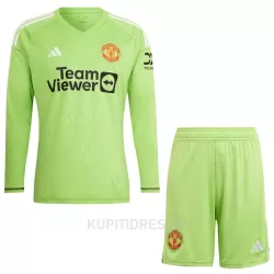 Dječji Golmanski Dresovi Manchester United Domaći 2023/24 Dugi rukav Dječji Golmanski Dresovi Manchester United Domaći 2023/24 Dugi rukav