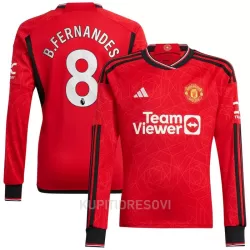Dresovi Manchester United Bruno Fernandes 8 Domaći 2023/24 Dugi rukav Dresovi Manchester United Bruno Fernandes 8 Domaći 2023/24 Dugi rukav