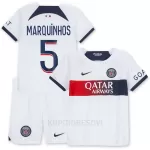 Dječji Dresovi Paris Saint-Germain Marquinhos 5 Gostujući 2023/24