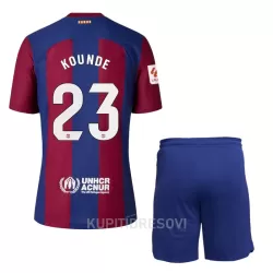 Dječji Dresovi FC Barcelona Kounde 23 Domaći 2023/24 Dječji Dresovi FC Barcelona Kounde 23 Domaći 2023/24