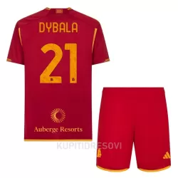 Dječji Dresovi AS Roma Dybala 21 Domaći 2023/24 Dječji Dresovi AS Roma Dybala 21 Domaći 2023/24
