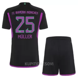 Dječji Dresovi FC Bayern München Müller 25 Gostujući 2023/24 Dječji Dresovi FC Bayern München Müller 25 Gostujući 2023/24