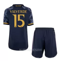 Dječji Dresovi Real Madrid Valverde 15 Gostujući 2023/24 Dječji Dresovi Real Madrid Valverde 15 Gostujući 2023/24