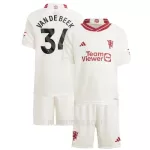 Dječji Dresovi Manchester United Van De Beek 34 Treći 2023/24